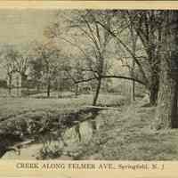 Springfield: Creek Along Felmer Avenue, Springfield, NJ