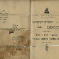          Commencement Exercises Senior & Grammar School Classes Program, 1892 picture number 1
   