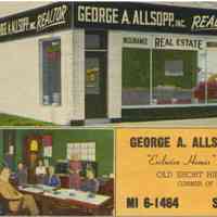 Allsopp: George A. Allsopp Realtor Postcard