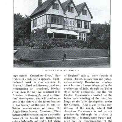 Architect and Builder Magazine, August 1903