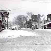 Millburn Avenue: Intersection of Millburn Avenue and Main Street, c. 1958