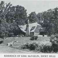          Kirk McFarlin House, 24 Delwick Lane, Short Hills, 1928. Designed by Bernhart Mueller, c. 1926 (demolished).
   