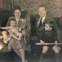 Dunn: Bob Dunn and his Wife and Children, 1946