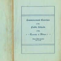          Millburn Public Schools: Commencement Program, 1900 picture number 2
   