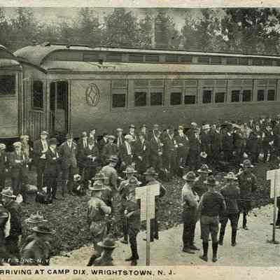Flanagan: Recruits Arriving at Camp Dix, 1918