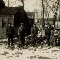 Municipal Employees Clearing Debris 23 Essex Street, c. 1926