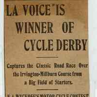          Flanagan: Irvington-Millburn Road Race Article, 1902 picture number 1
   