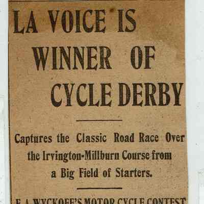 Flanagan: Irvington-Millburn Road Race Article, 1902