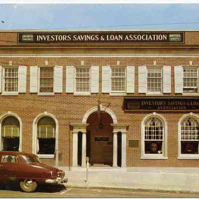 Bank: Investors Savings & Loan Association, 64 Main Street, 1955