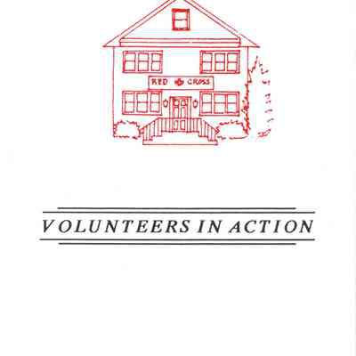 Red Cross: Pamphlet calling for volunteers for the American Red Cross Millburn-Short Hills Chapter