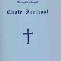 Christ Church: Choir Festival Programs, 1959-1965