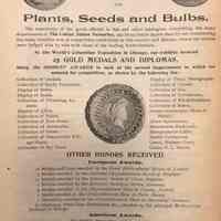          Pitcher & Manda: Orchid Growing Medal from Columbian Exposition, 1893 picture number 2
   