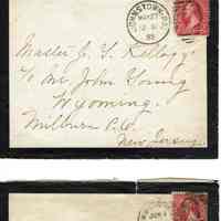          Kellogg: Envelopes addressed to John Young Kellogg, 1895 picture number 1
   