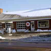 Main Street: Exxon Gas Station, c. 1960