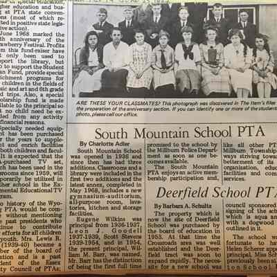 Girl Scout Scrapbook: Article on Elementary School PTA's
