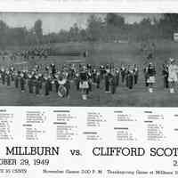 Football: Millburn vs Clifford Scott, 1949