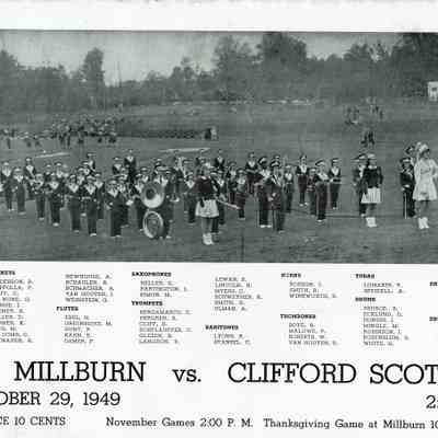 Football: Millburn vs Clifford Scott, 1949