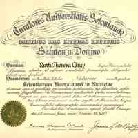 Gray: Ruth Gray Nursing Diploma, 1954