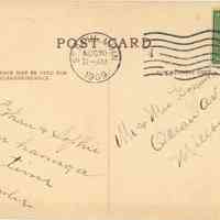          Bosworth: Postcard to Mr. and Mrs. Bosworth from Charlie, 1909 picture number 2
   