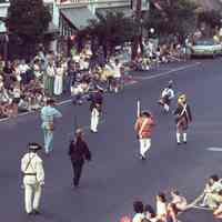          July 4: Revolutionary War Costumed Marchers in American Bicentennial Parade, 1976 picture number 5
   