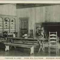 Paper Mill Playhouse: Fireplace in Lobby of the Paper Mill Playhouse, Millburn