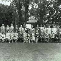 Hartshorn: Stewart Hartshorn, Jr. at Exeter 20 year Reunion, 1955