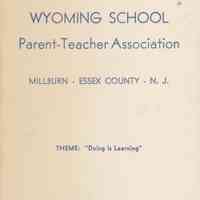 Wyoming School: Wyoming School PTA Handbook, 1958-9