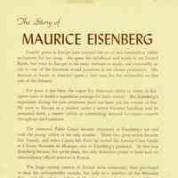          Eisenberg: Maurice Eisenberg Millburn Concert Materials, 1945 picture number 8
   