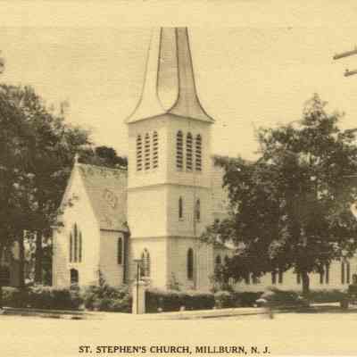 St. Stephen's: View from corner of Main & Church Streets, c. 1950