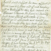          Parsil: Samuel B. Parsil Civil War Letter, undated (c. November 1862) picture number 1
   