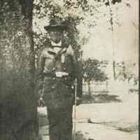 Marshall-Schmidt Album: Elderly Man in Civil War Uniform