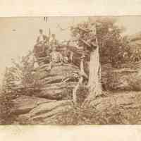          Bosworth: Photographs of Men & Women Climbing on Rocks and Trees, c. 1900 picture number 2
   