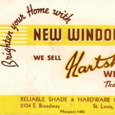Hartshorn: Hartshorn Window Shades Ink Blotter