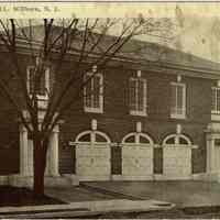 Fire Department: Fire Department. Town Hall, Municipal Building, 1921