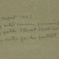          Hartshorn: Stewart Hartshorn and Artist Sketch, 1927 picture number 2
   