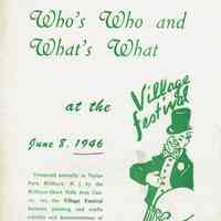 Millburn Art Center: Village Festival Program, 1946