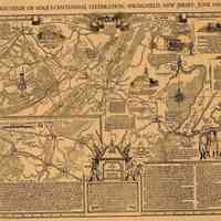 Battle of Springfield: Sesquicentennial Celebration Map, 1930