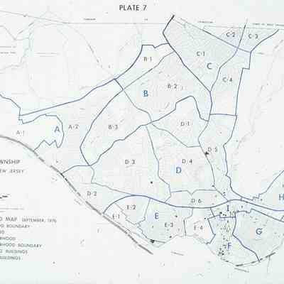 Millburn Township Neighborhood Map, September 1976