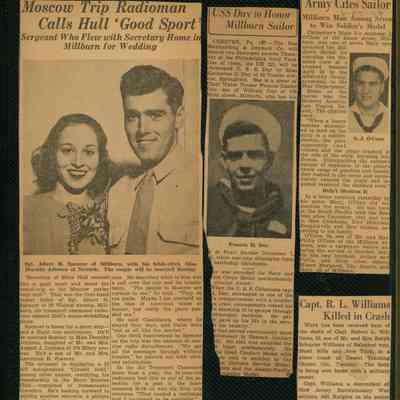 Gallitelli: World War II Clippings: Day, O'Cone, Williams, Spencer