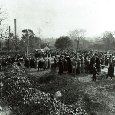 Millburn High School: Millburn High School, Old Short Hills Road, Groundbreaking Ceremony, 1921