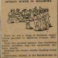 Flanagan: Sunday Scene In Millburn, 1904