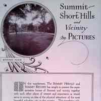 Summit-Short Hills and Vicinity in Pictures, 1925