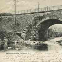 Railroad: Railroad Bridge over the Western Branch of the Rahway River, 1909