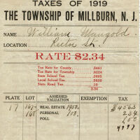          Mangold: Millburn Township Tax Bills, 1917-1947 picture number 1
   