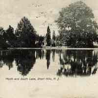          North and South Ponds: Morth (sic) and South Lake, Short Hills, 1908 picture number 1
   