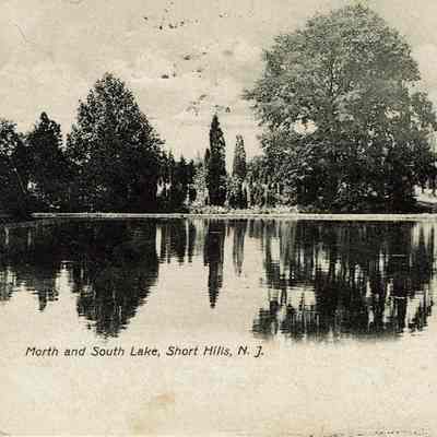 North and South Ponds: Morth (sic) and South Lake, Short Hills, 1908