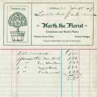          Harth: Harth The Florist Receipts, 1928-30 picture number 3
   