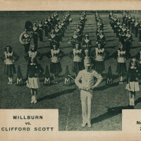 Football: Millburn High School vs. Clifford Scott Program for November 1, 1947