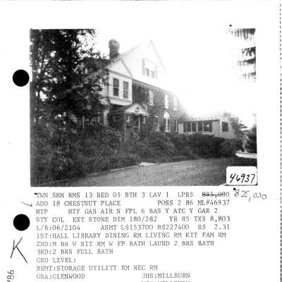 18 CHESTNUT PLACE