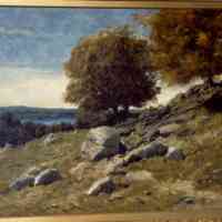 Derrick: Rocky Hillside Painting, c. 1910